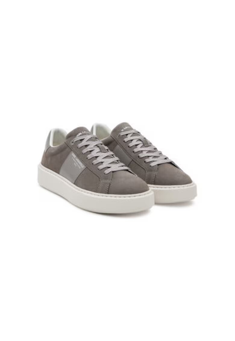 Karl Lagerfeld Pantofi sport barbati - KL52218 - Piele naturala - Gri