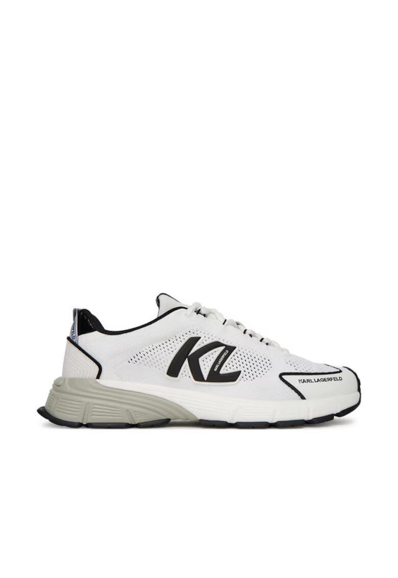 Karl Lagerfeld Pantofi sport barbati - KL55521 - Piele naturala - Alb