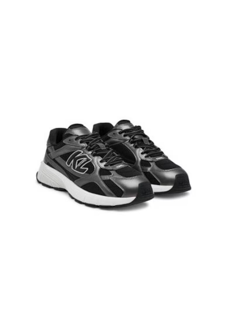 Karl Lagerfeld Pantofi sport barbati - KL55525 - Piele naturala - Gri