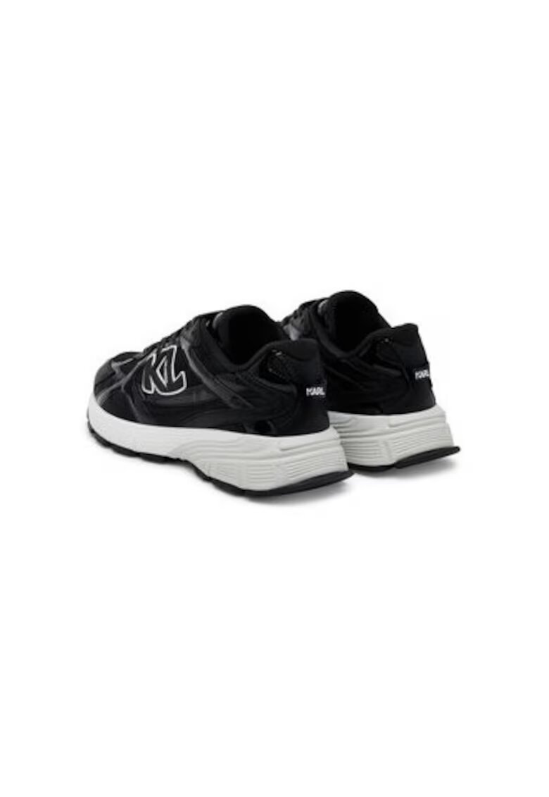 Karl Lagerfeld Pantofi sport barbati - KL55525 - Piele naturala - Negru - Negru