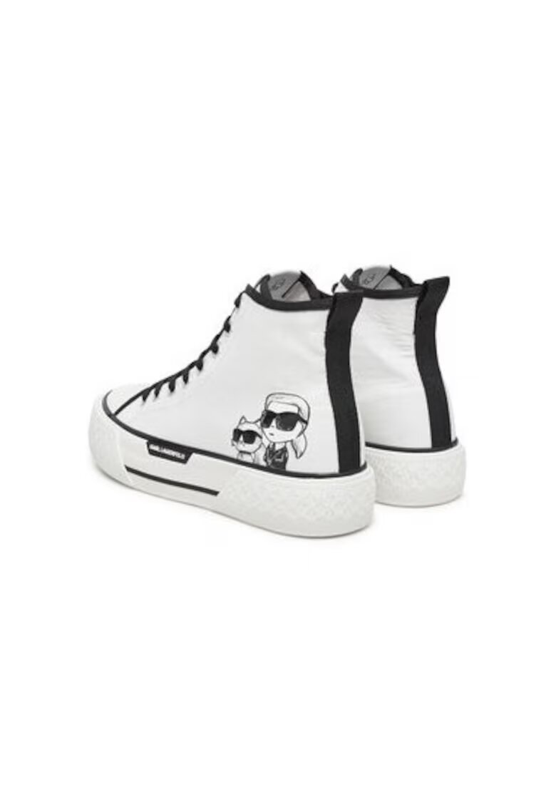 Karl Lagerfeld Pantofi sport dama - KL60654T - Textil - Alb