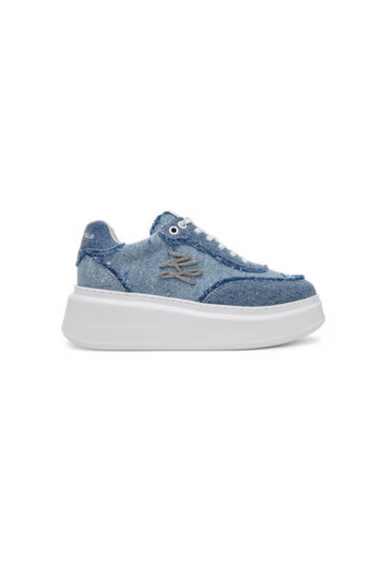 Karl Lagerfeld Pantofi sport dama - KL63523D - Textil - Albastru