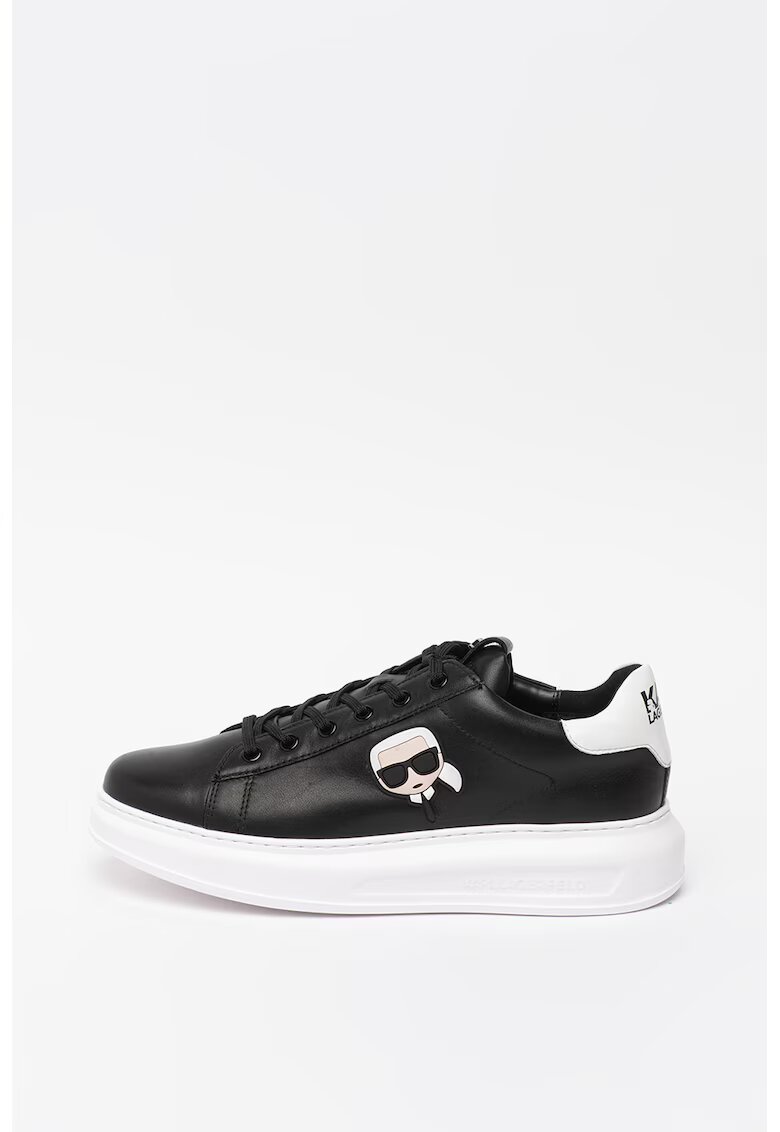 Karl Lagerfeld Pantofi sport din piele cu logo in relief Kapri