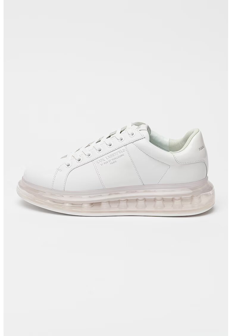 Karl Lagerfeld Pantofi sport din piele Kapri Kushion - Alb