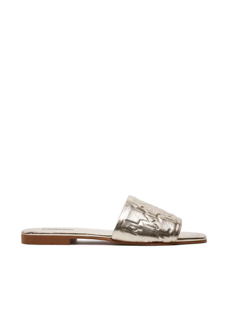 Karl Lagerfeld Papuci dama 303652647 - Piele naturala - Auriu - Auriu