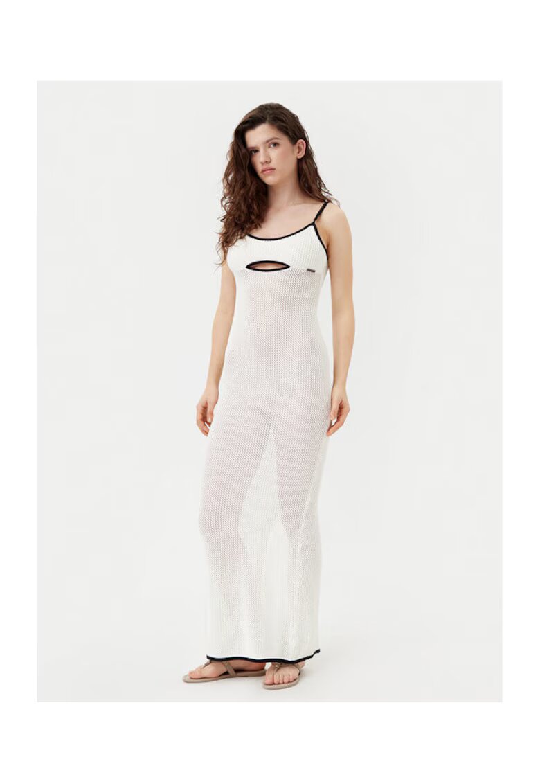 Karl Lagerfeld Rochie dama - 304578670 - Bumbac organic - Bej - Bej