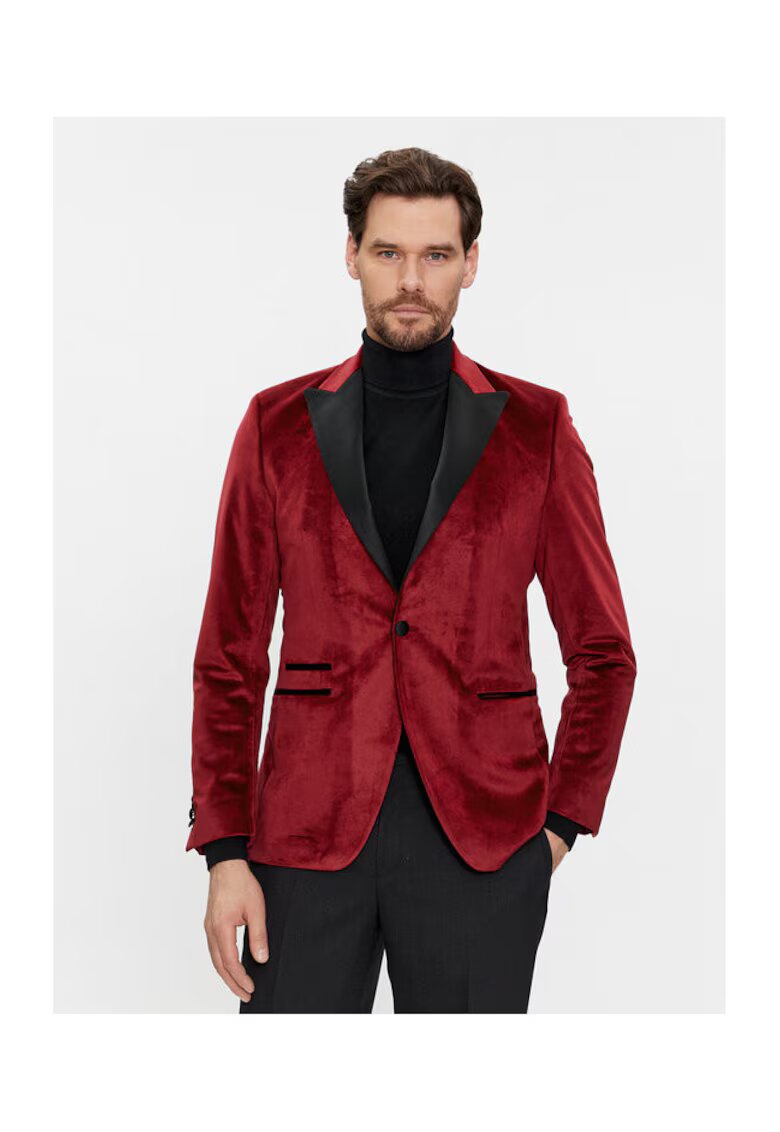 Karl Lagerfeld Sacou barbati - 303555719 - Poliester - 54 EU - Negru