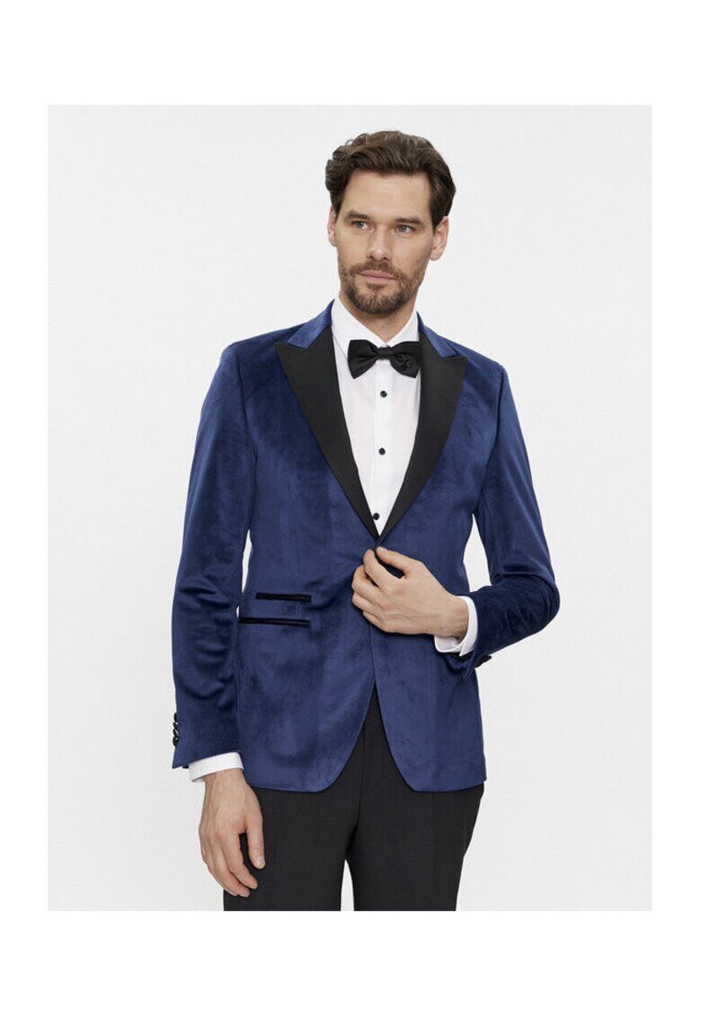 Karl Lagerfeld Sacou barbati - 303555726 - Poliester - Albastru - Albastru
