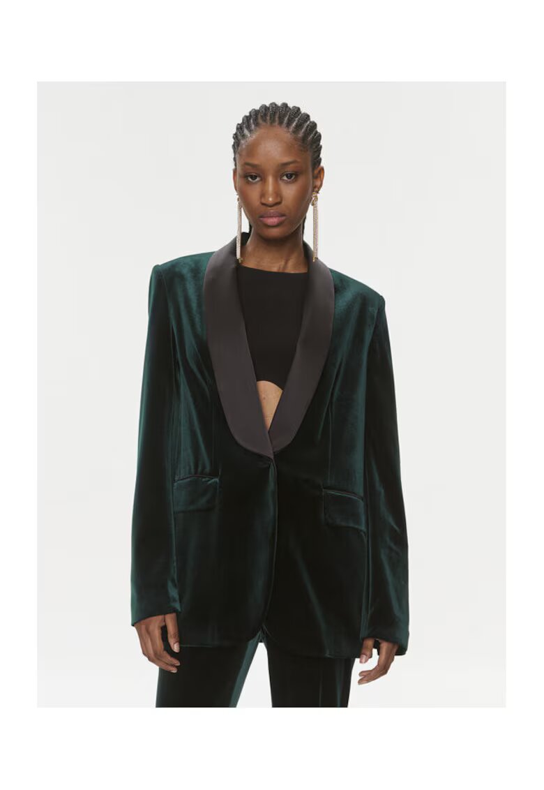 Karl Lagerfeld Sacou dama - 303590017 - Poliester reciclat - 38 EU - Verde