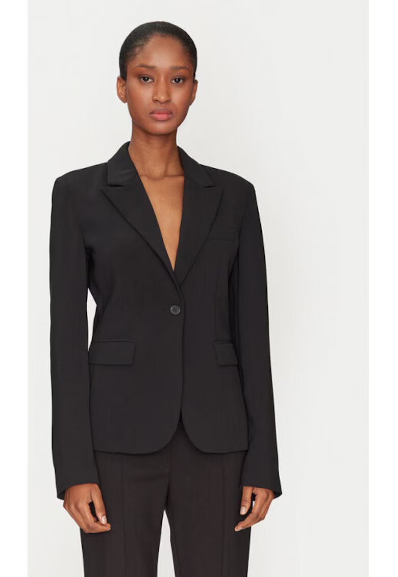 Karl Lagerfeld Sacou dama - 304580796 - Poliester/Viscoza - Negru - Negru