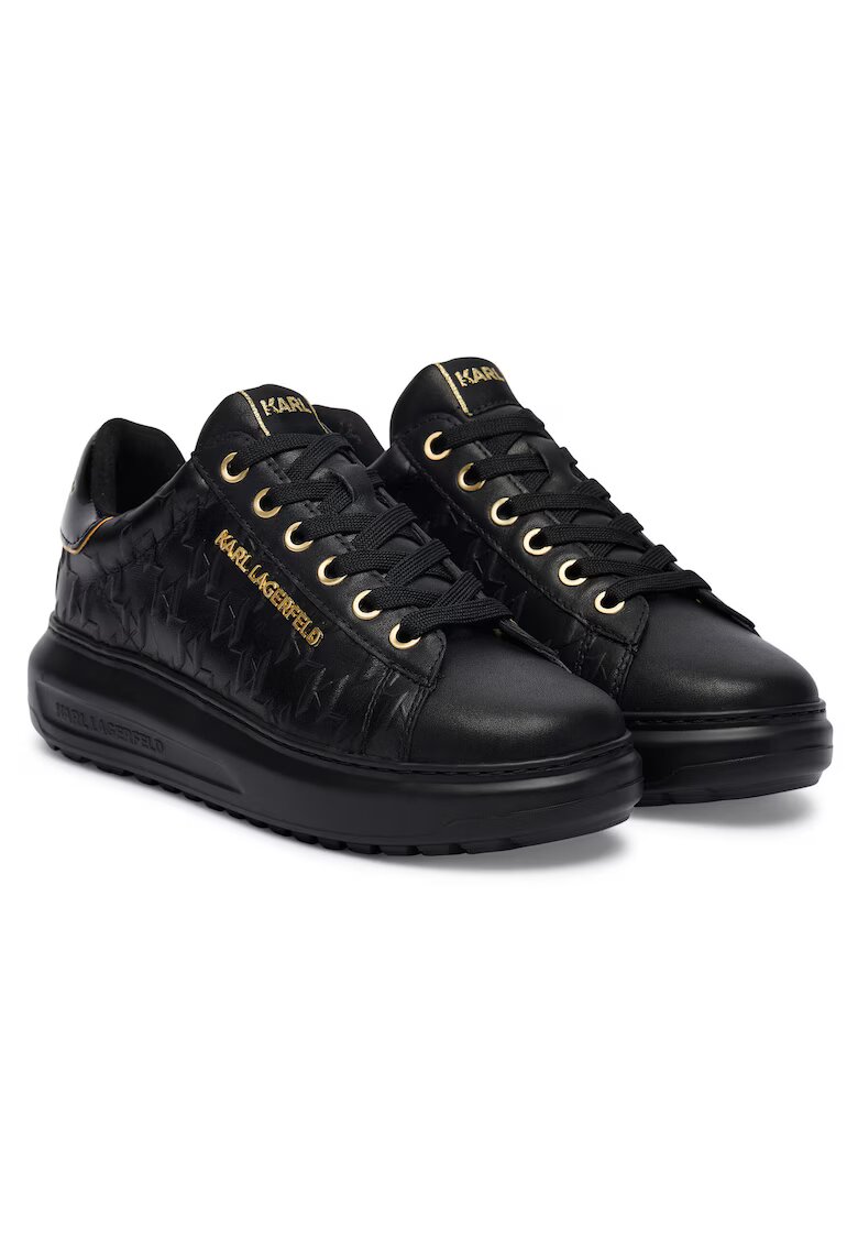 Karl Lagerfeld Tenisi dama KL67549E - piele naturala - negru