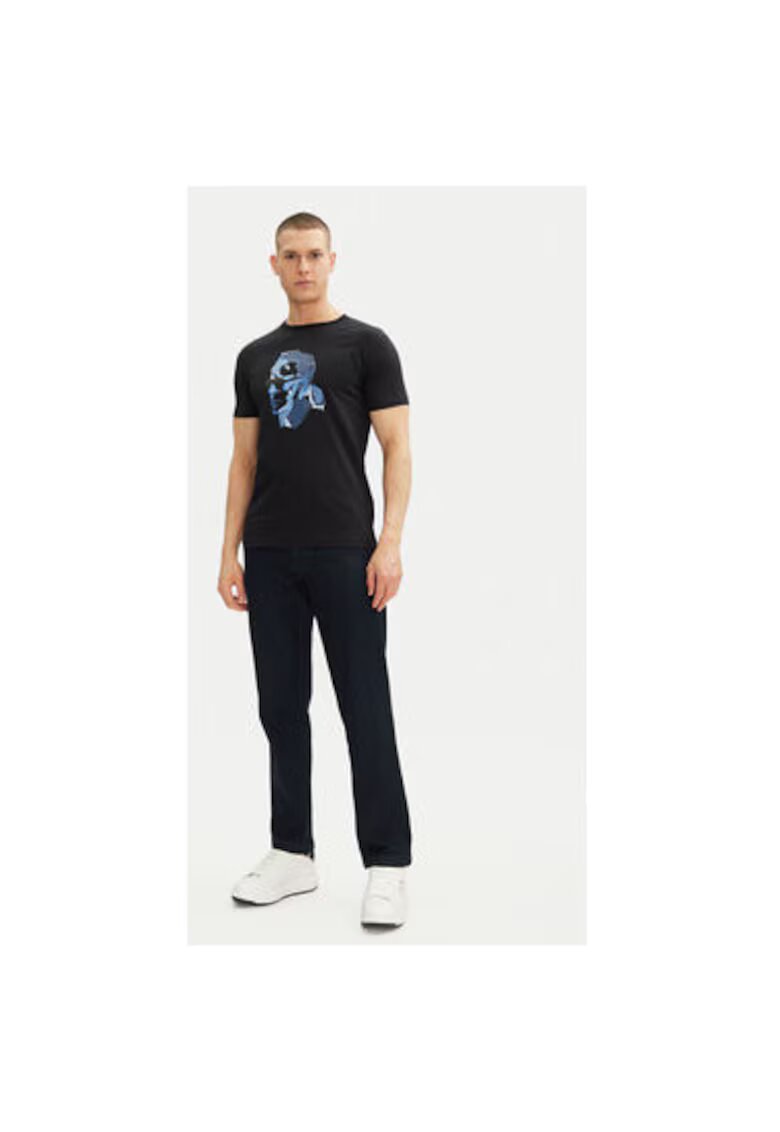 Karl Lagerfeld Tricou barbati 755065 552241 - Bumbac organic - Bleumarin - Bleumarin