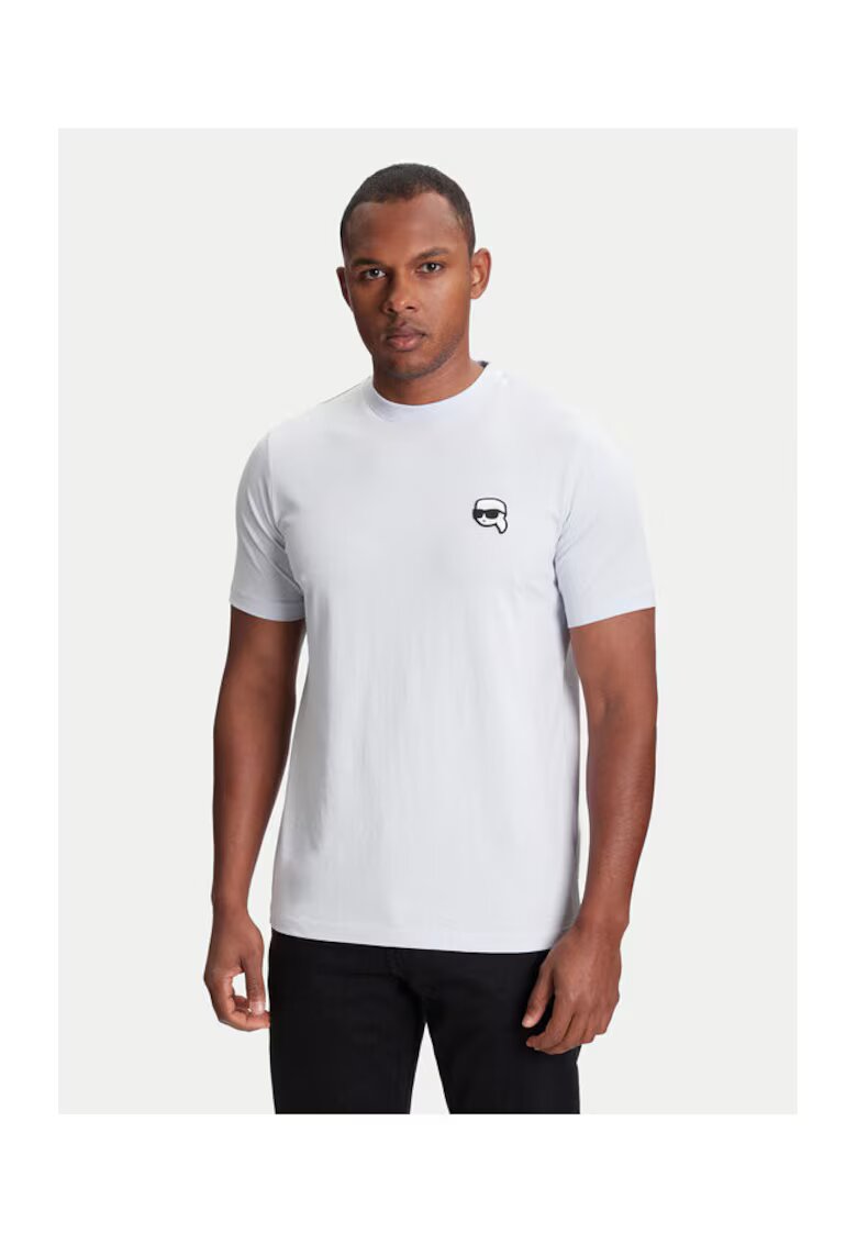 Karl Lagerfeld Tricou barbati 755710 553224 - Bumbac - Turcoaz - Turcoaz