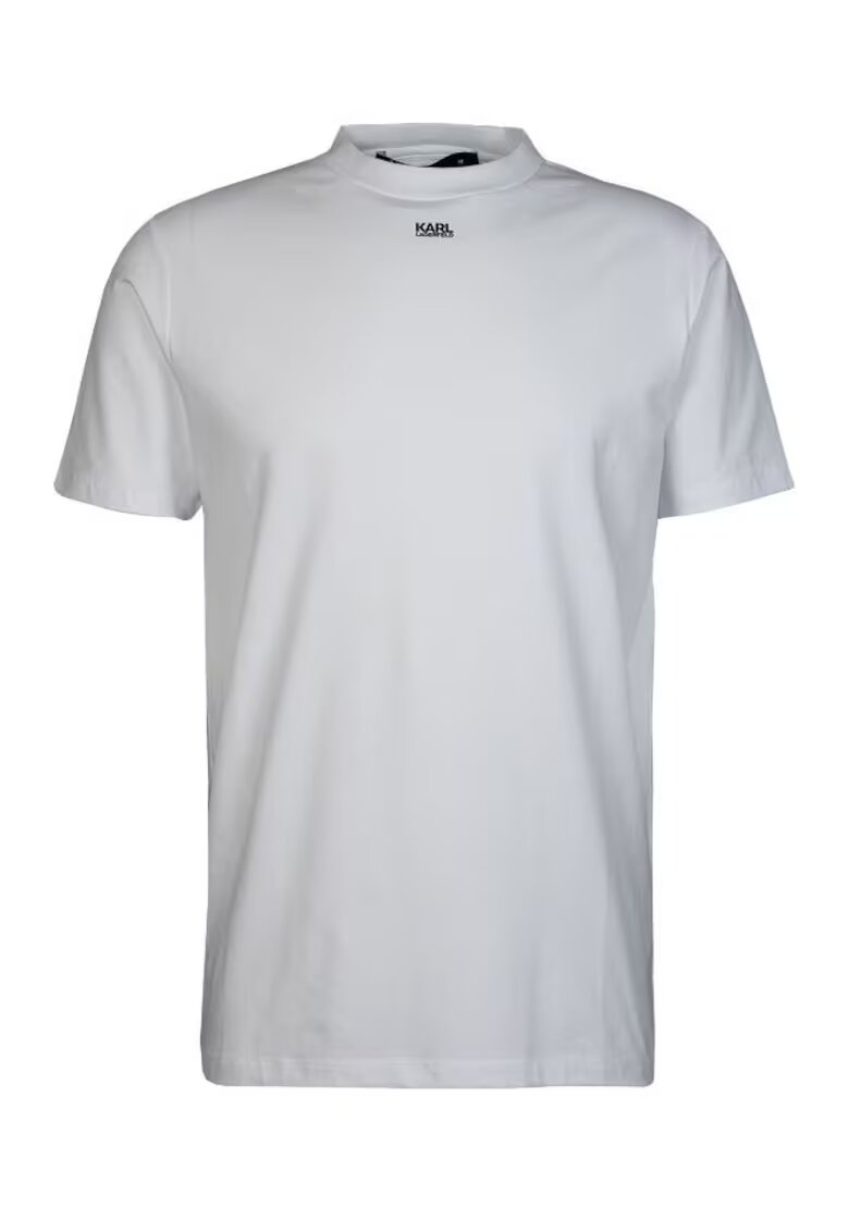 Karl Lagerfeld Tricou cu decolteu la baza gatului -
