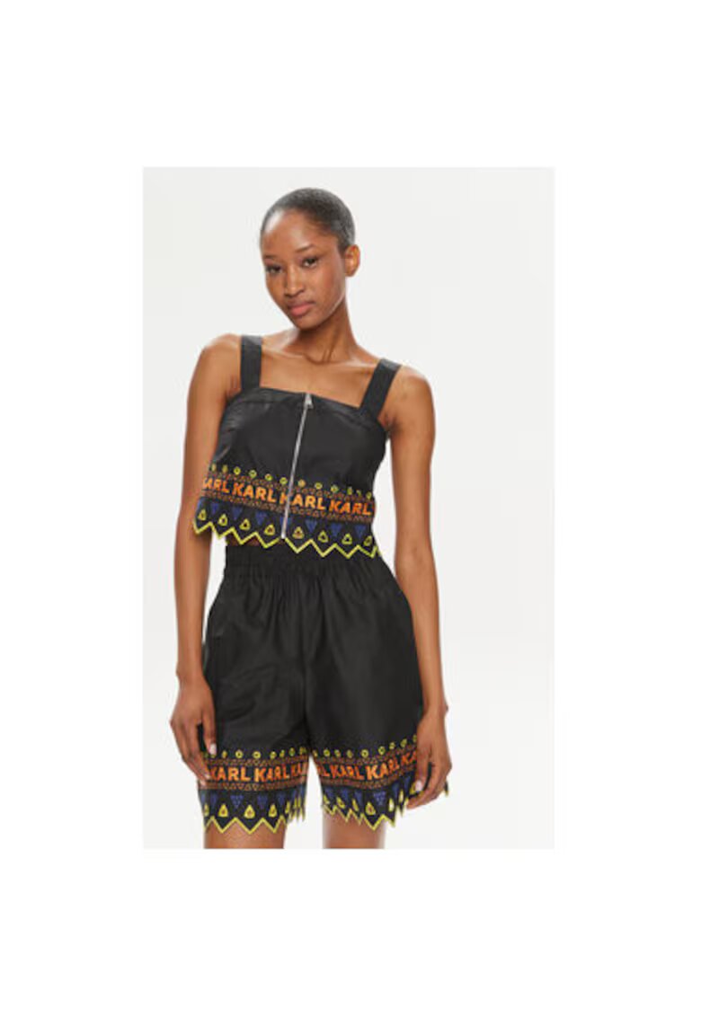 Karl Lagerfeld Tricou dama - 303502492 - Bumbac organic - Negru - Negru