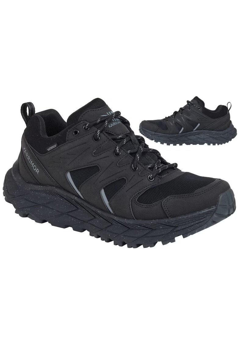Karrimor Pantofi trekking barbati - Piele/Plasa - Negru32`4 - Negru