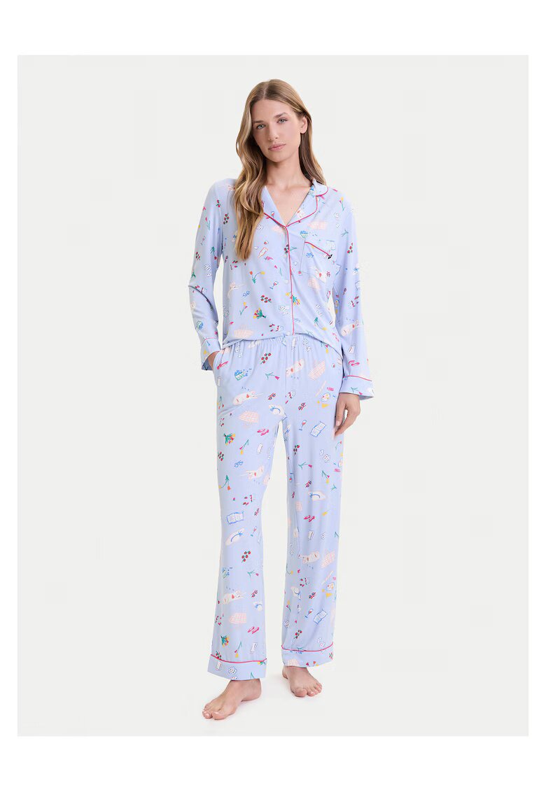 KATE SPADE Pijamale dama - albastru