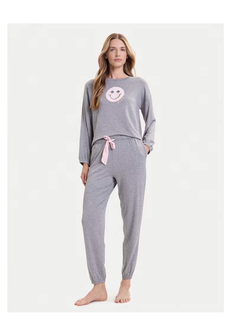 KATE SPADE Pijamale dama gri - din material moale