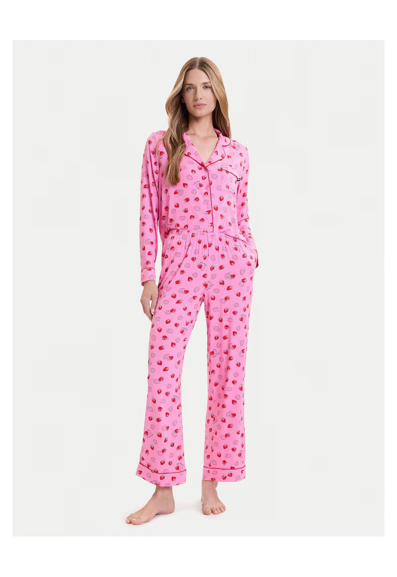 KATE SPADE Pijamale dama roz - material moale
