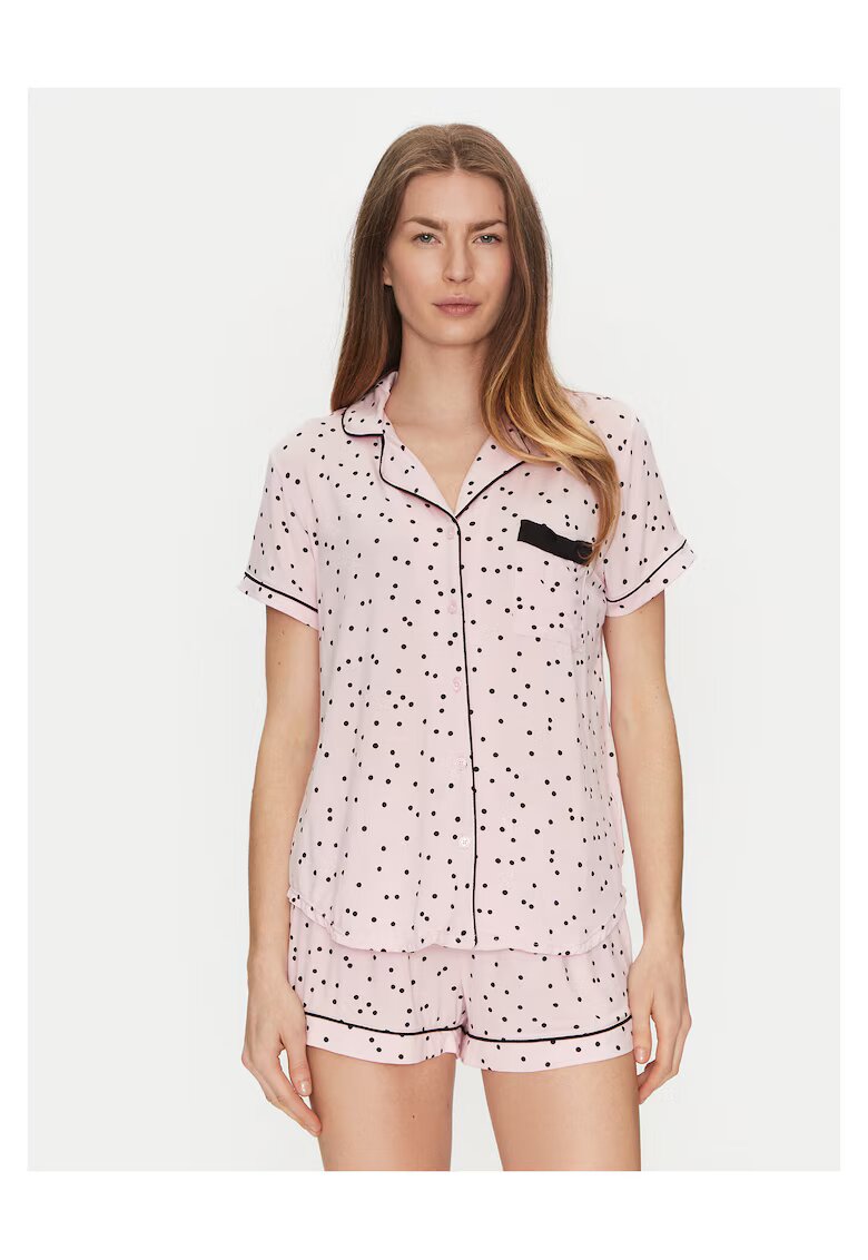 KATE SPADE Pijamale dama roz - scurte