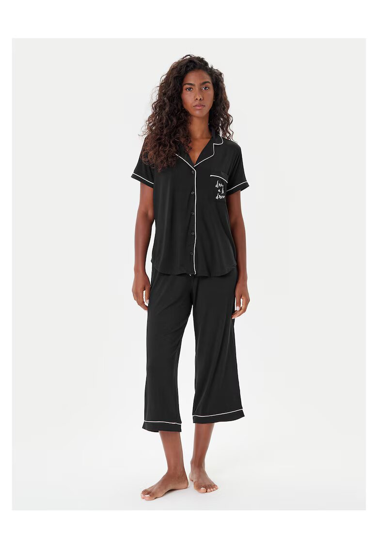 KATE SPADE Pijamale de dama negru