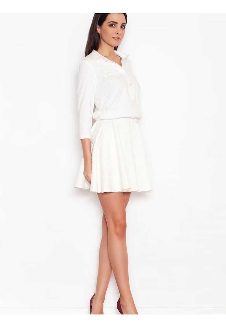 KATRUS Rochie de zi cu zi - casual - confortabil - material usor - alb