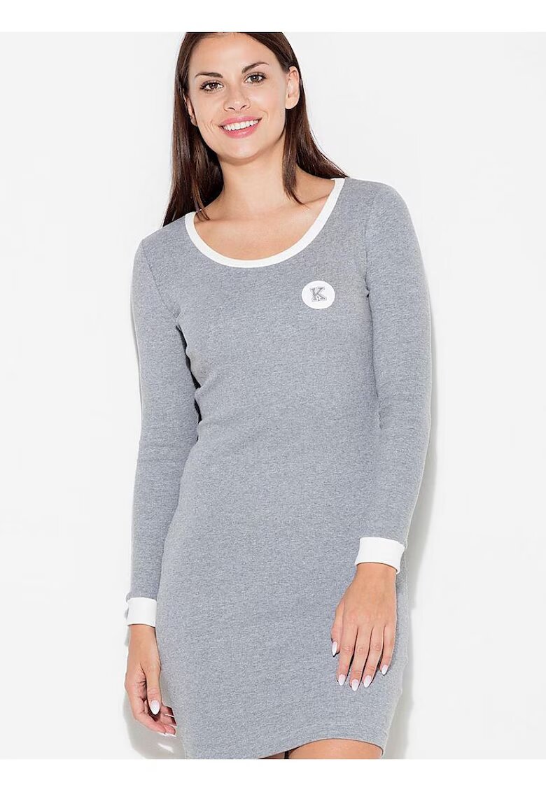 KATRUS Rochie de zi cu zi - gri - casual