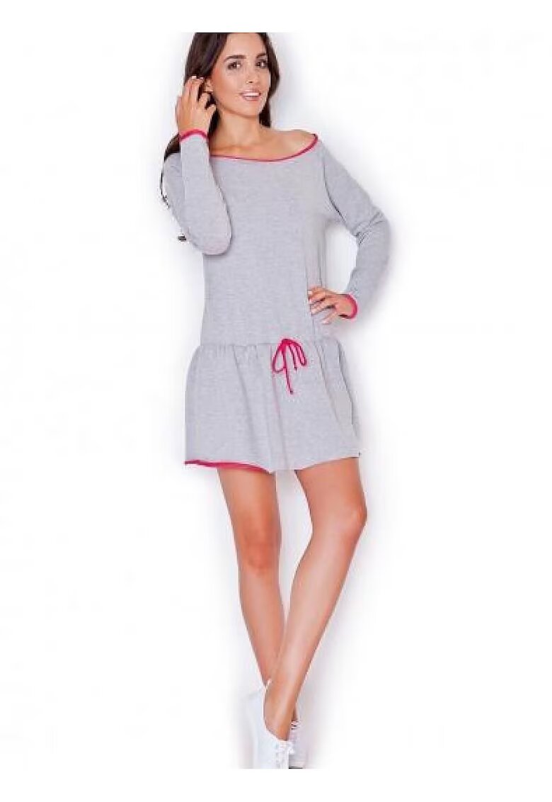 KATRUS Rochie de zi gri -