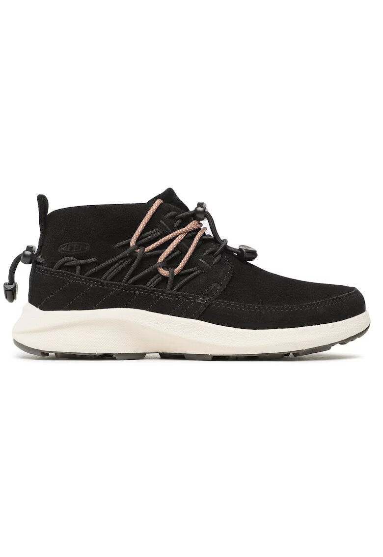 Keen Ghete chukka Uneek din piele intoarsa - Negru