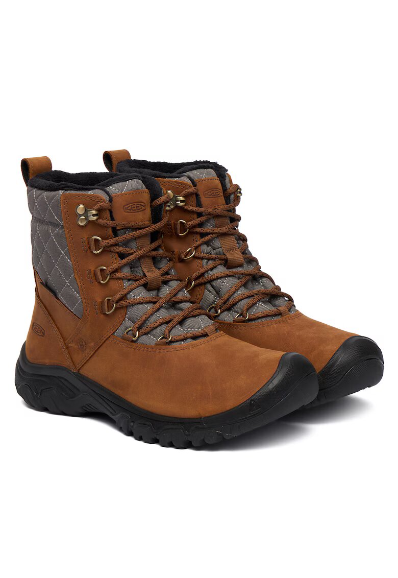 Keen Ghete de zapada dama - Greta Boot II Wp 103 - piele naturala - maro