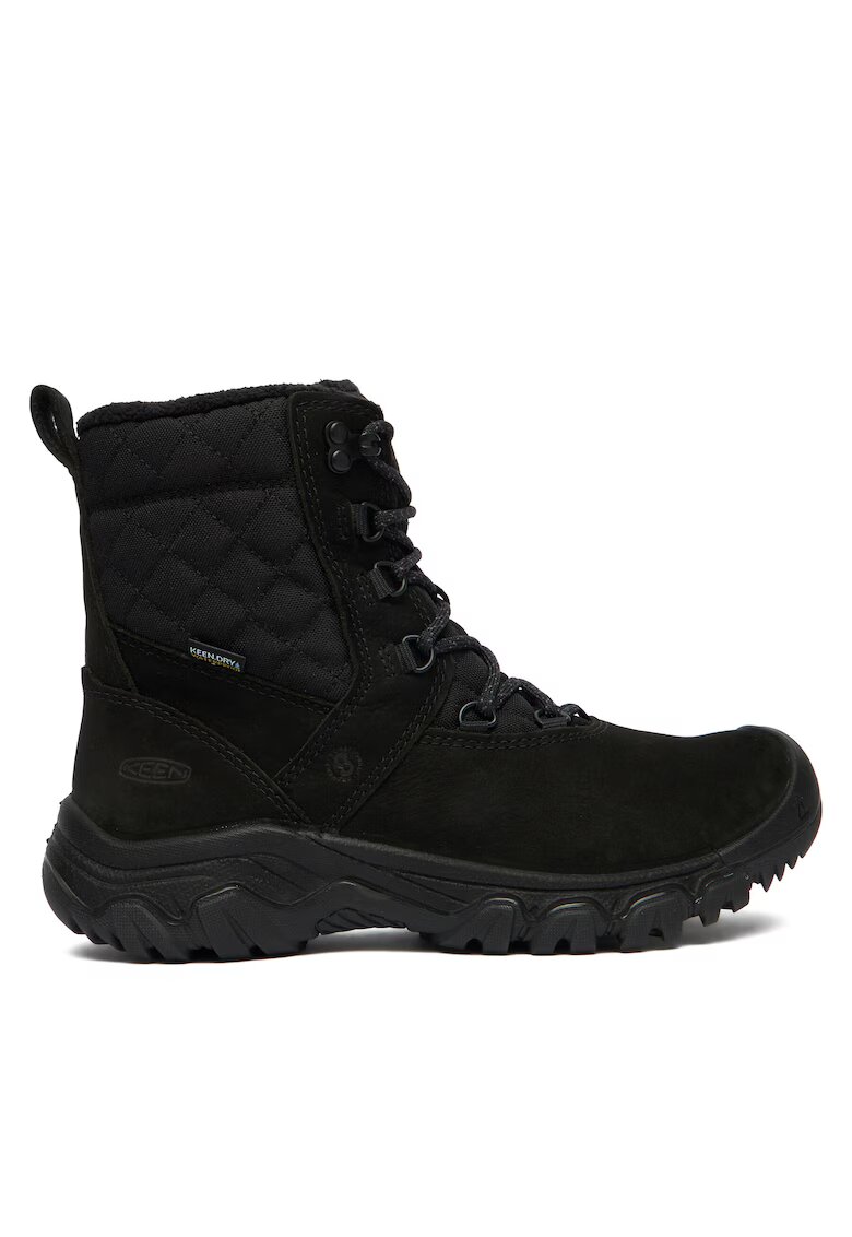 Keen Ghete de zapada dama - Greta II - piele naturala - Negru