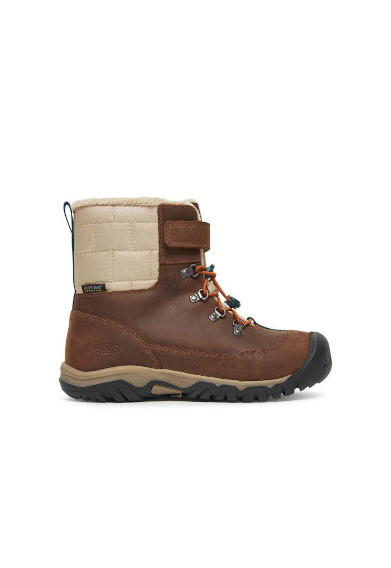 Keen Ghete sport baieti - piele naturala - maro/bej