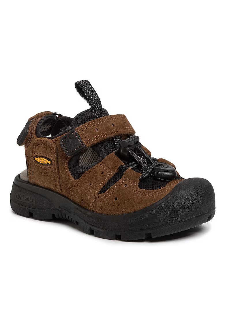 Keen Sandale baieti - Piele naturala - Maro