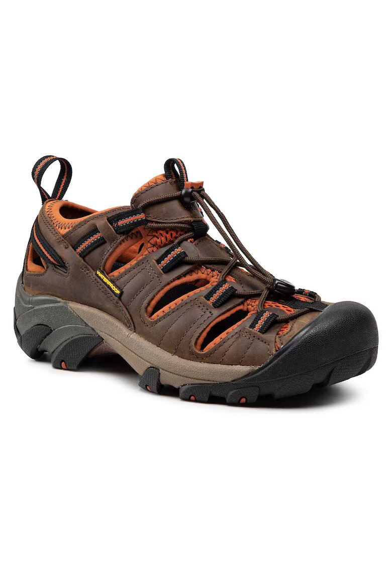 Keen Sandale barbati 1008419 - Piele naturala - Maro - Maro