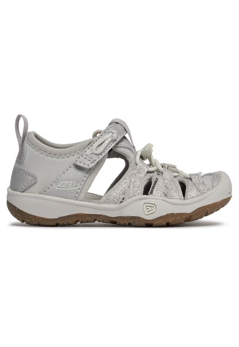 Keen Sandale copii 200344058 - Piele ecologica/Textil - Gri/Argintiu