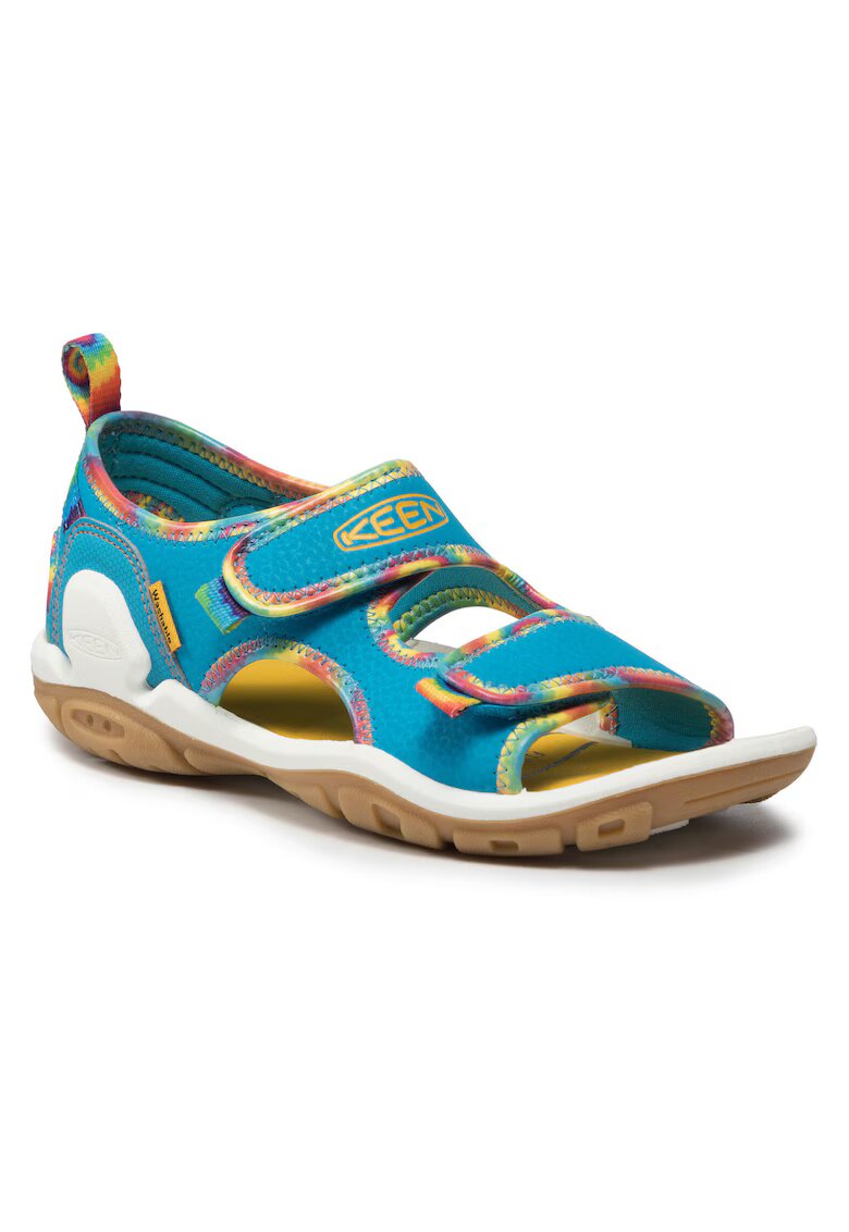 Keen Sandale fete - Piele ecologica - Albastru
