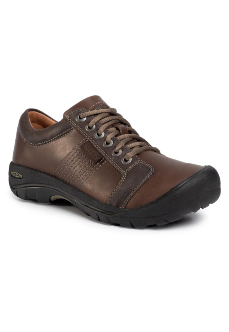 Keen Tenisi barbati - Austin - Piele naturala - Maro - Maro