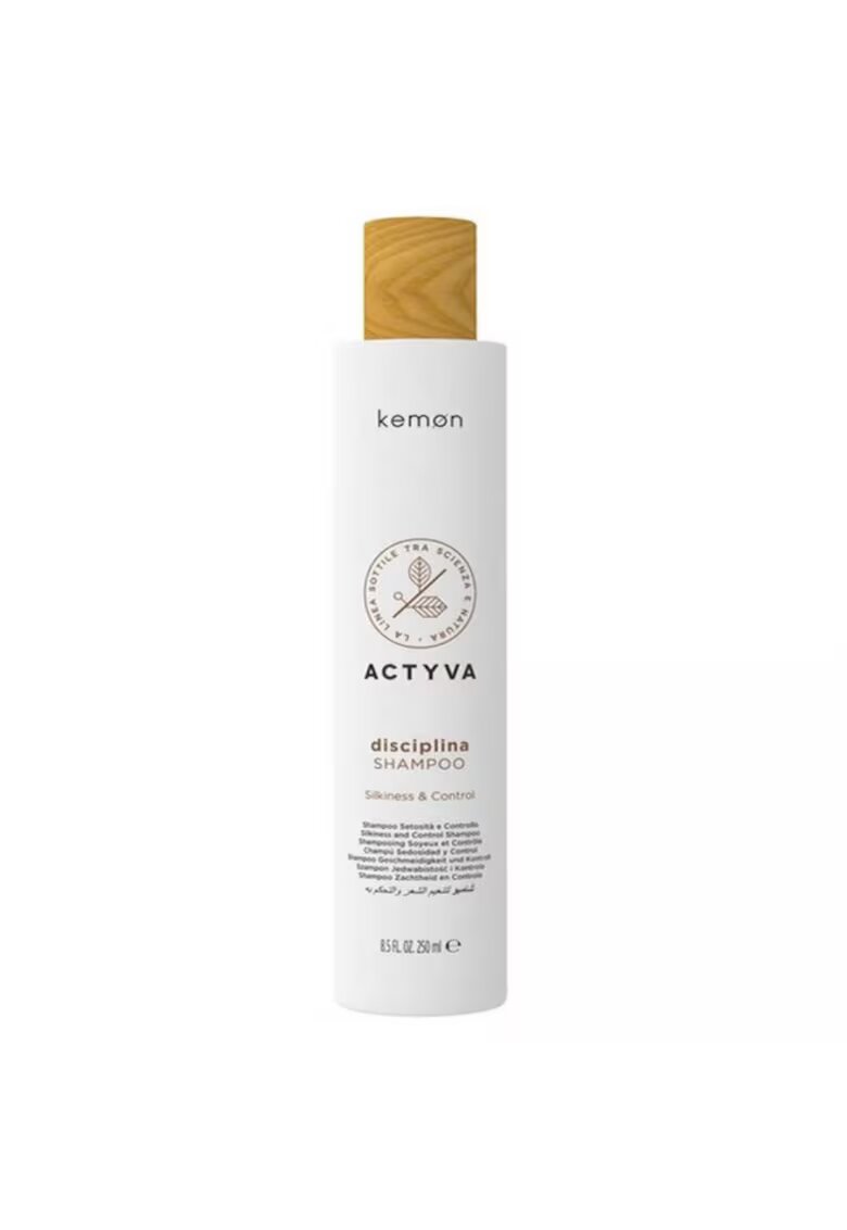 Kemon Sampon de netezire si control pentru par rebel Actyva Disciplina Shampoo