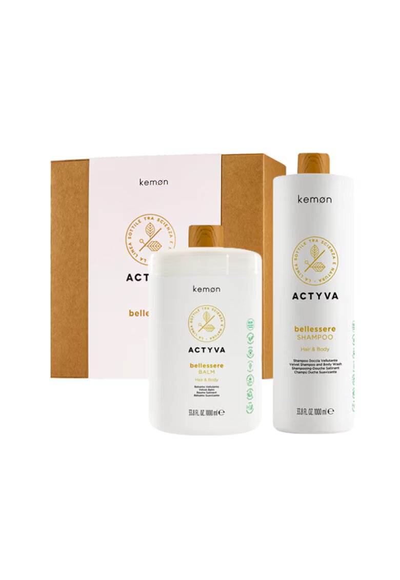 Kemon Set Actyva Bellessere - Sampon 1000 ml - Balsam 1000 ml