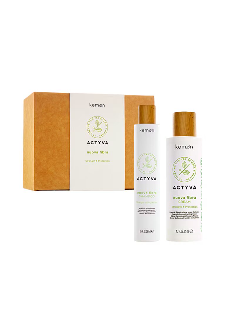 Kemon Set de restructurare Actyva Nuova Fibra: Sampon 250 ml - Crema 125 ml