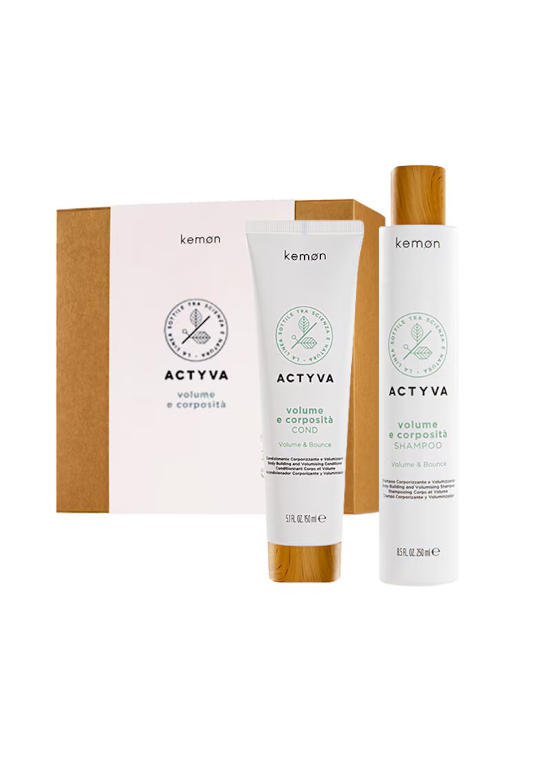 Kemon Set pentru volum Actyvia Volume e Corposità - Sampon 250 ml - Balsam 150 ml