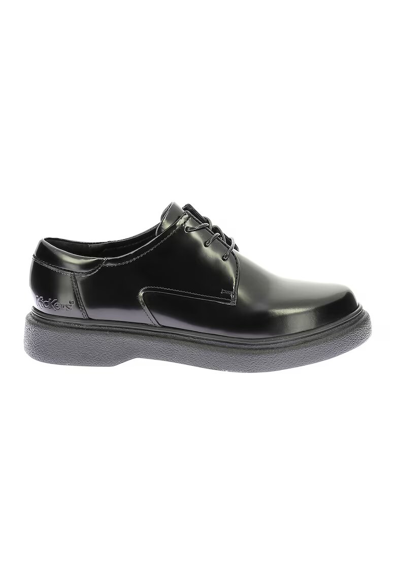 Kickers Pantofi derby din piele - Negru