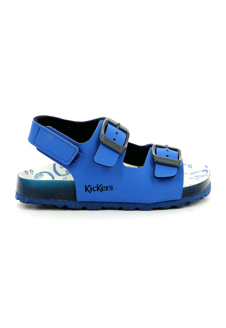 Kickers Sandale cu velcro - Albastru royal