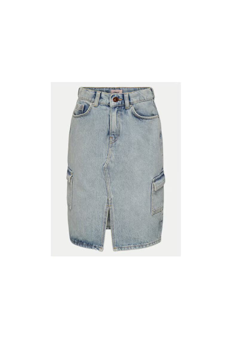 Kids Only Fusta fete - 304930768 - Bumbac - Albastru - Albastru