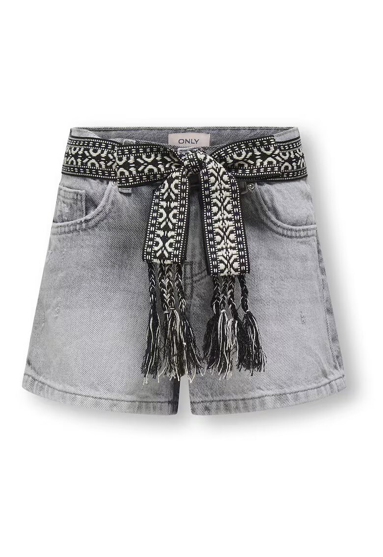 Kids Only Pantaloni scurti din denim fete 15345607 - Bumbac - Gri - Gri