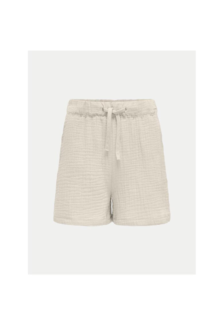 Kids Only Pantaloni scurti fete - 304704666 - Bumbac organic - Bej - Bej