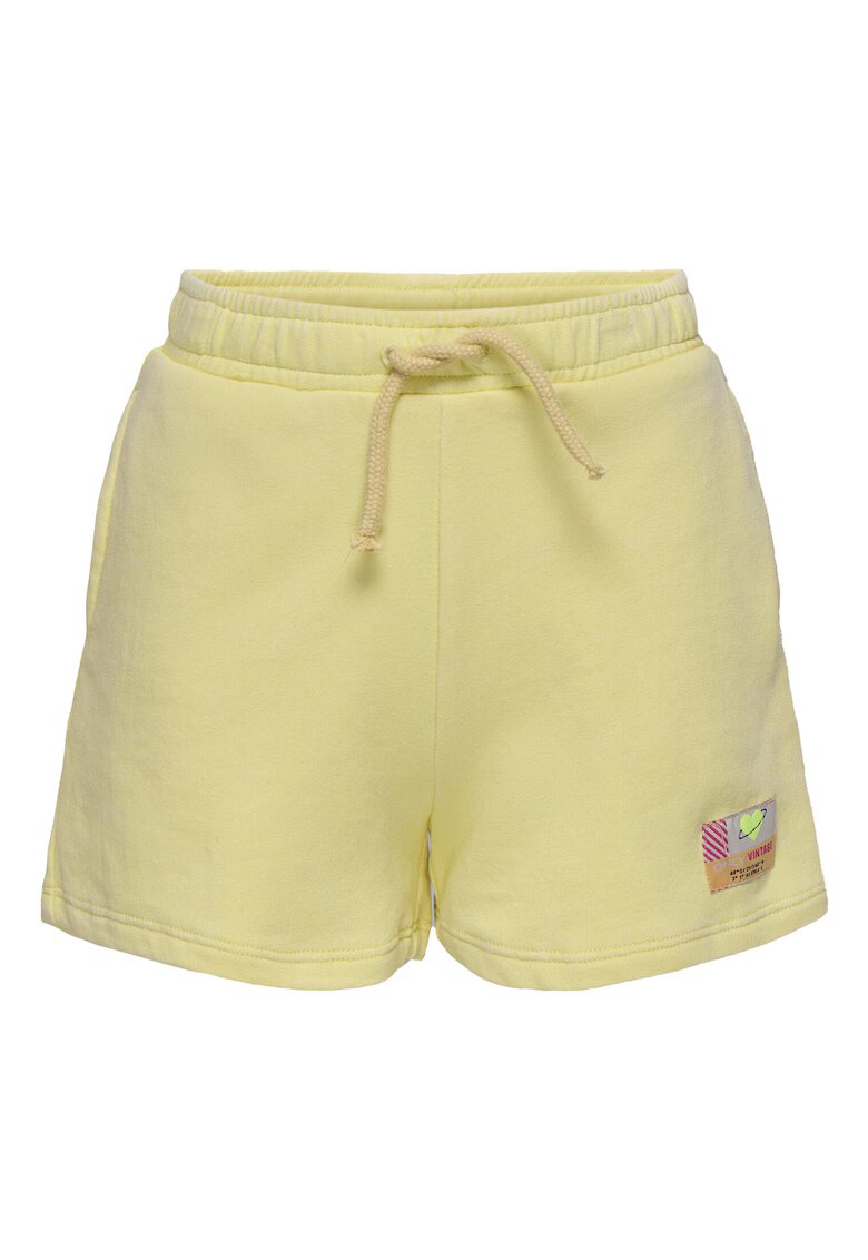 Kids Only Pantaloni scurti sport fete 15347958 - Bumbac organic/Poliester - Galben - Galben