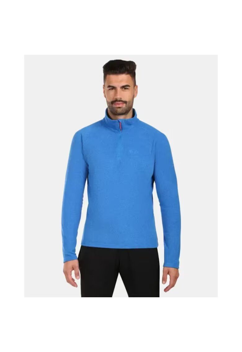Kilpi Bluza din Fleece Almeri - Albastru - Barbati - guler inalt - impermeabil - Albastru