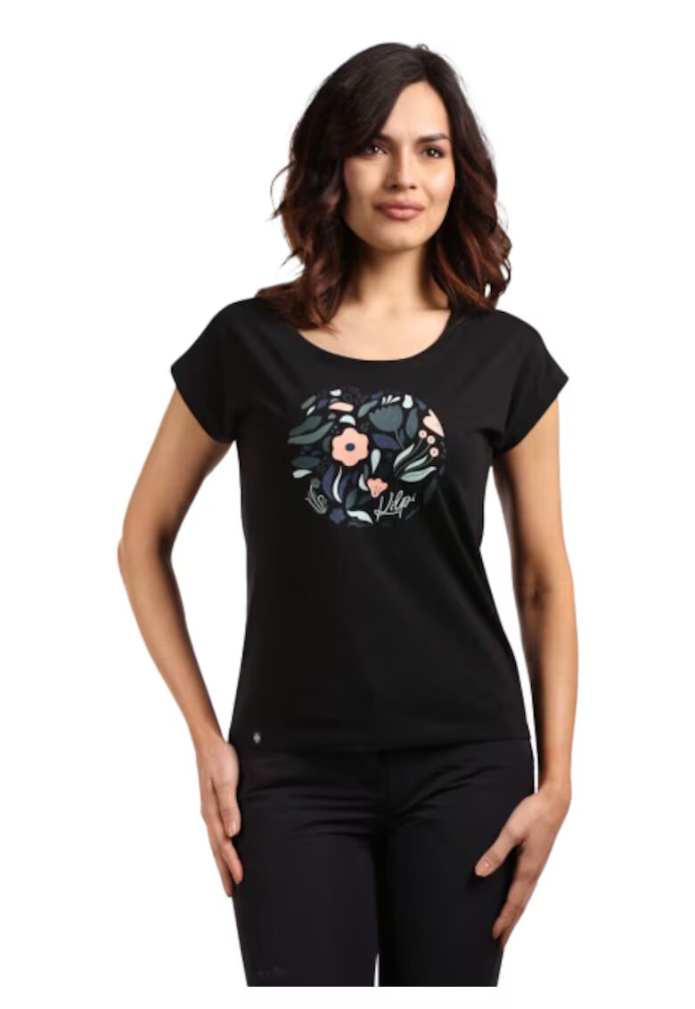 Kilpi Tricou Roane - bumbac organic - negru - Negru