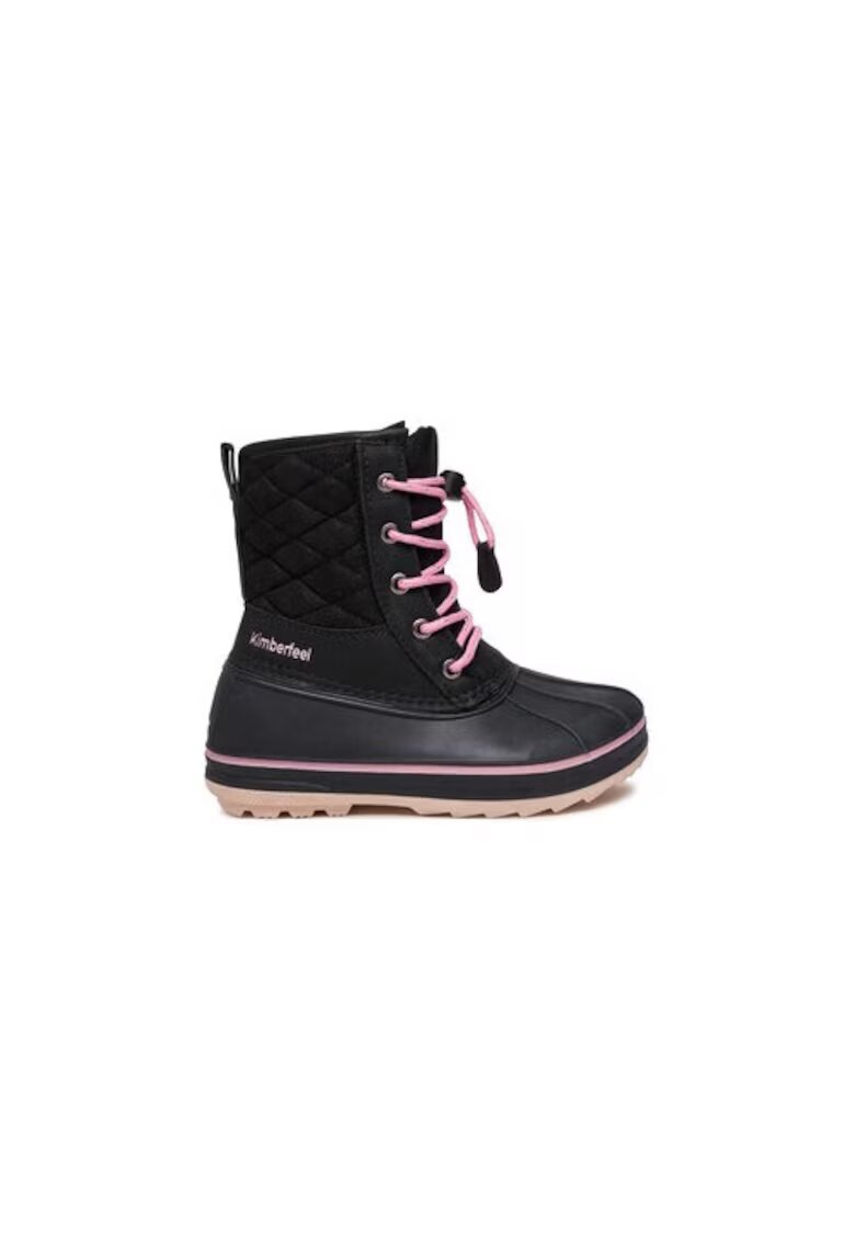 Kimberfeel Ghete baieti 304342349 - Piele ecologica - Negru - Negru